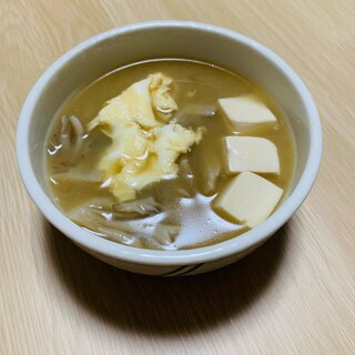 味噌汁♡まいたけ・豆腐・たまご